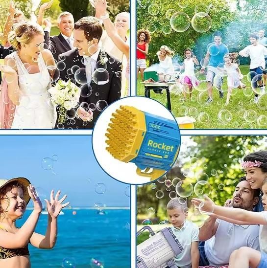 Automatic Soap Based Bubble Machine Gun