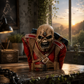 Rock Legend Skull Figure Decor