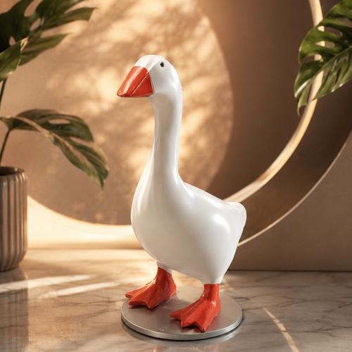 Cute Duck Magnetic Statue & Key Holder