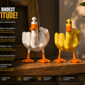Funny Middle Finger Duck Desk Decor