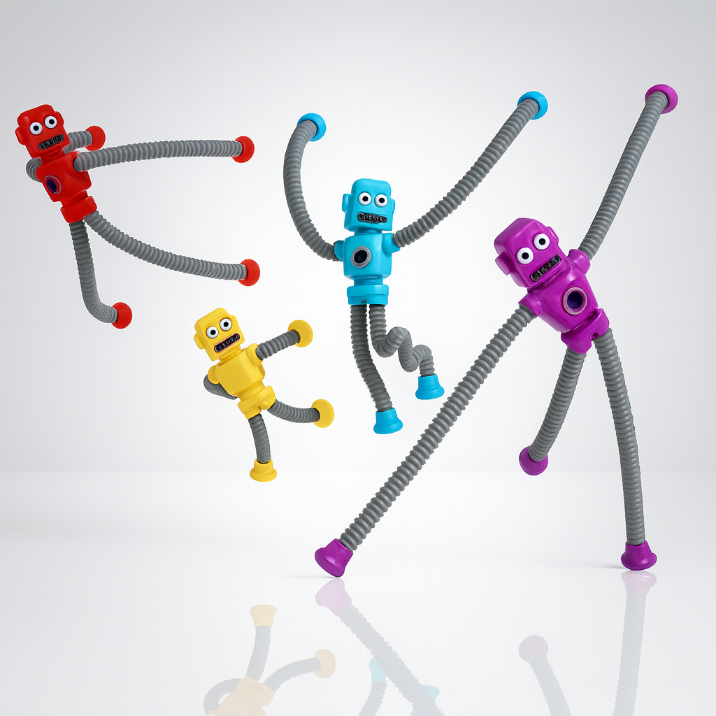 Suction Cup Stress Relief Pop Tubes